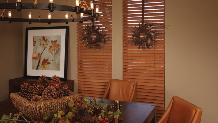 Hunter Douglas Parkland® Wood Blinds, wooden window blinds near Dubuque, Iowa (IA) and Galena, Illinois (IL)